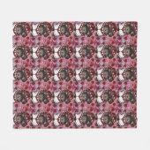 Yorkie Poo Fleecedecke (Vorderseite (Horizontal))