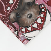 Yorkie Poo Fleecedecke (Ecke)