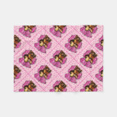 Yorkie Poo Fleecedecke (Vorderseite (Horizontal))