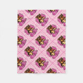 Yorkie Poo Fleecedecke (Vorderseite)