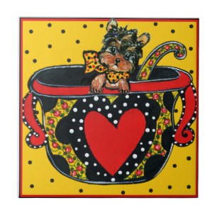Yorkie Poo Fliese