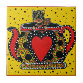 Yorkie Poo Fliese (Vorderseite)