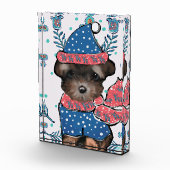 Yorkie Poo Fotoblock (Rechts)