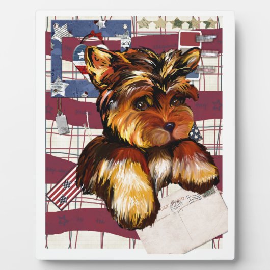 YORKIE POO FOTOPLATTE (Vorderseite)