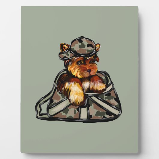 YORKIE POO FOTOPLATTE (Vorderseite)