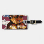 YORKIE POO GEPÄCKANHÄNGER (Vorderseite horizontal)