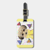 Yorkie Poo Gepäckanhänger (Vorderseite vertikal)
