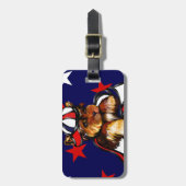 YORKIE POO GEPÄCKANHÄNGER (Vorderseite vertikal)