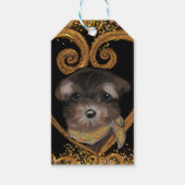 Yorkie Poo Geschenkanhänger (Vorderseite)