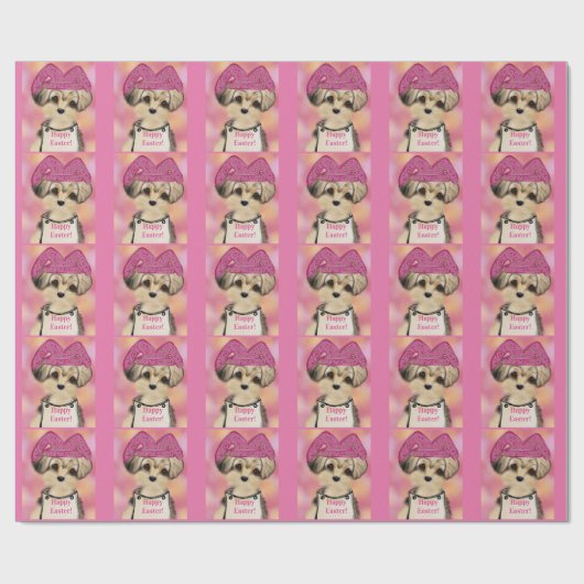 Yorkie Poo Geschenkpapier (Flach)