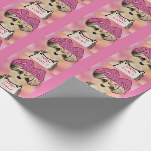 Yorkie Poo Geschenkpapier (Ecke)
