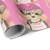 Yorkie Poo Geschenkpapier (Rolleneckpunkt)