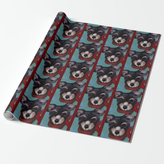 Yorkie Poo Geschenkpapier (Ungerollt)