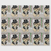 Yorkie Poo Geschenkpapier (Flach)