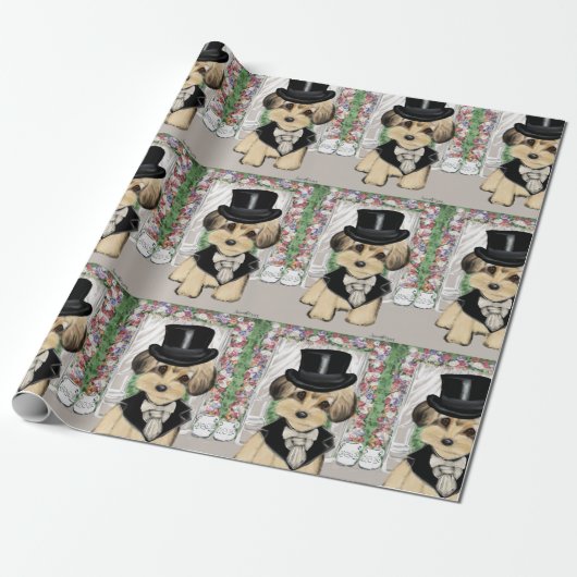 Yorkie Poo Geschenkpapier (Ungerollt)