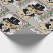 Yorkie Poo Geschenkpapier (Ecke)