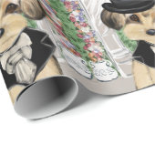 Yorkie Poo Geschenkpapier (Rolleneckpunkt)