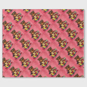 Yorkie Poo Geschenkpapier (Flach)