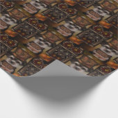 Yorkie Poo Geschenkpapier (Ecke)