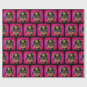 Yorkie Poo Geschenkpapier (Flach)