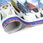 YORKIE POO GESCHENKPAPIER (Rolleneckpunkt)