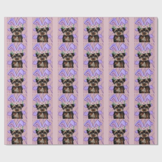 Yorkie Poo Geschenkpapier (Flach)
