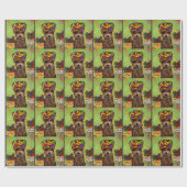Yorkie Poo Geschenkpapier (Flach)