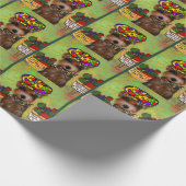 Yorkie Poo Geschenkpapier (Ecke)