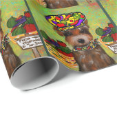 Yorkie Poo Geschenkpapier (Rolleneckpunkt)