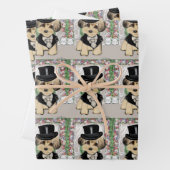 YORKIE POO GESCHENKPAPIER SET (Beispiel)