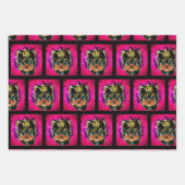 YORKIE POO GESCHENKPAPIER SET (Vorderseite 3)