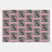 YORKIE POO GESCHENKPAPIER SET (Vorderseite 3)
