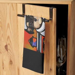 YORKIE POO GESCHIRRTUCH