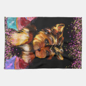 Yorkie Poo Geschirrtuch (Horizontal)