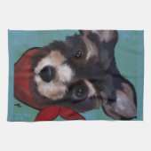 Yorkie Poo Geschirrtuch (Horizontal)