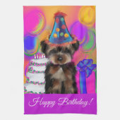 YORKIE POO GESCHIRRTUCH (Vertikal)