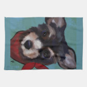 Yorkie Poo Geschirrtuch (Horizontal)