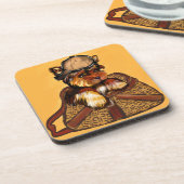 YORKIE POO GETRÄNKEUNTERSETZER (Linke Seite)