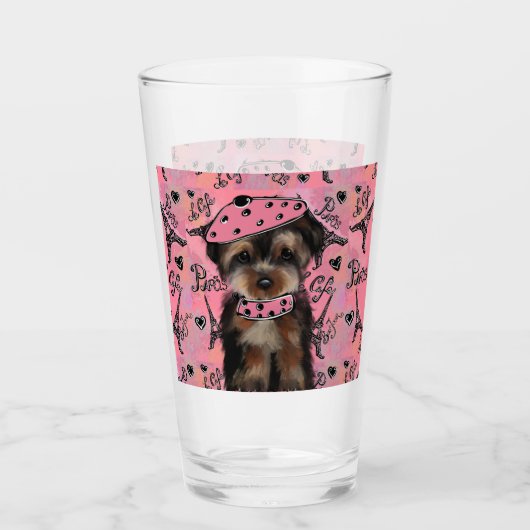 YORKIE POO GLAS (Vorderseite)