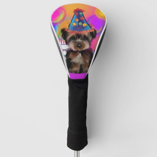YORKIE POO GOLF HEADCOVER (Vorderseite)