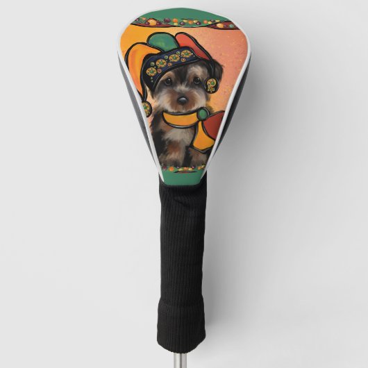 Yorkie Poo Golf Headcover (Vorderseite)