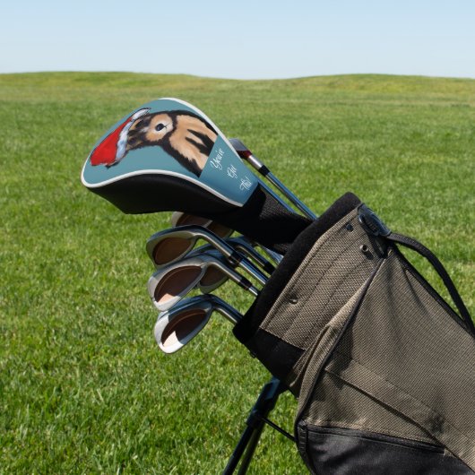 Yorkie Poo Golf Headcover (In SItu)