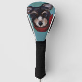 Yorkie Poo Golf Headcover (Vorderseite)
