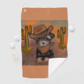 Yorkie Poo Golfhandtuch (Insitu)
