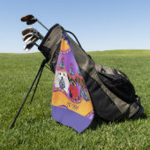 Yorkie Poo Golfhandtuch (Gras)