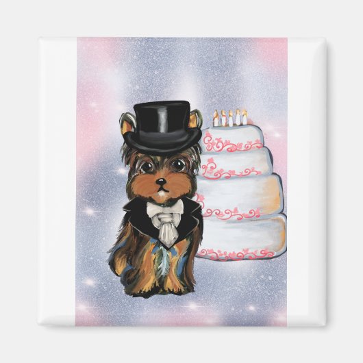 Yorkie poo Groom Magnet (Vorne)