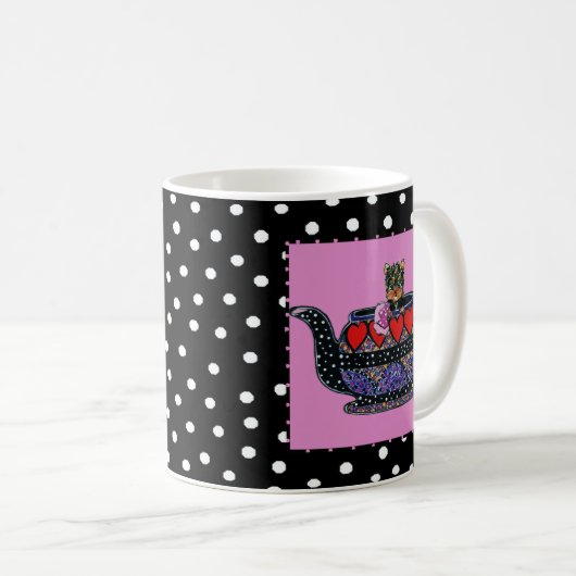 Yorkie Poo Kaffeetasse (VorderseiteRechts)