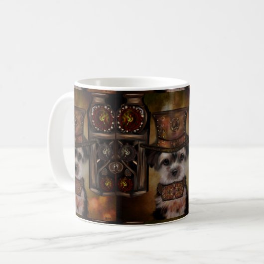 Yorkie Poo Kaffeetasse (Vorderseite Links)