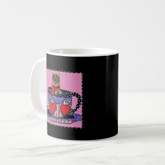 Yorkie Poo Kaffeetasse (Vorderseite Links)