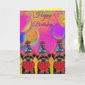 Yorkie Poo Karte (Vorderseite)